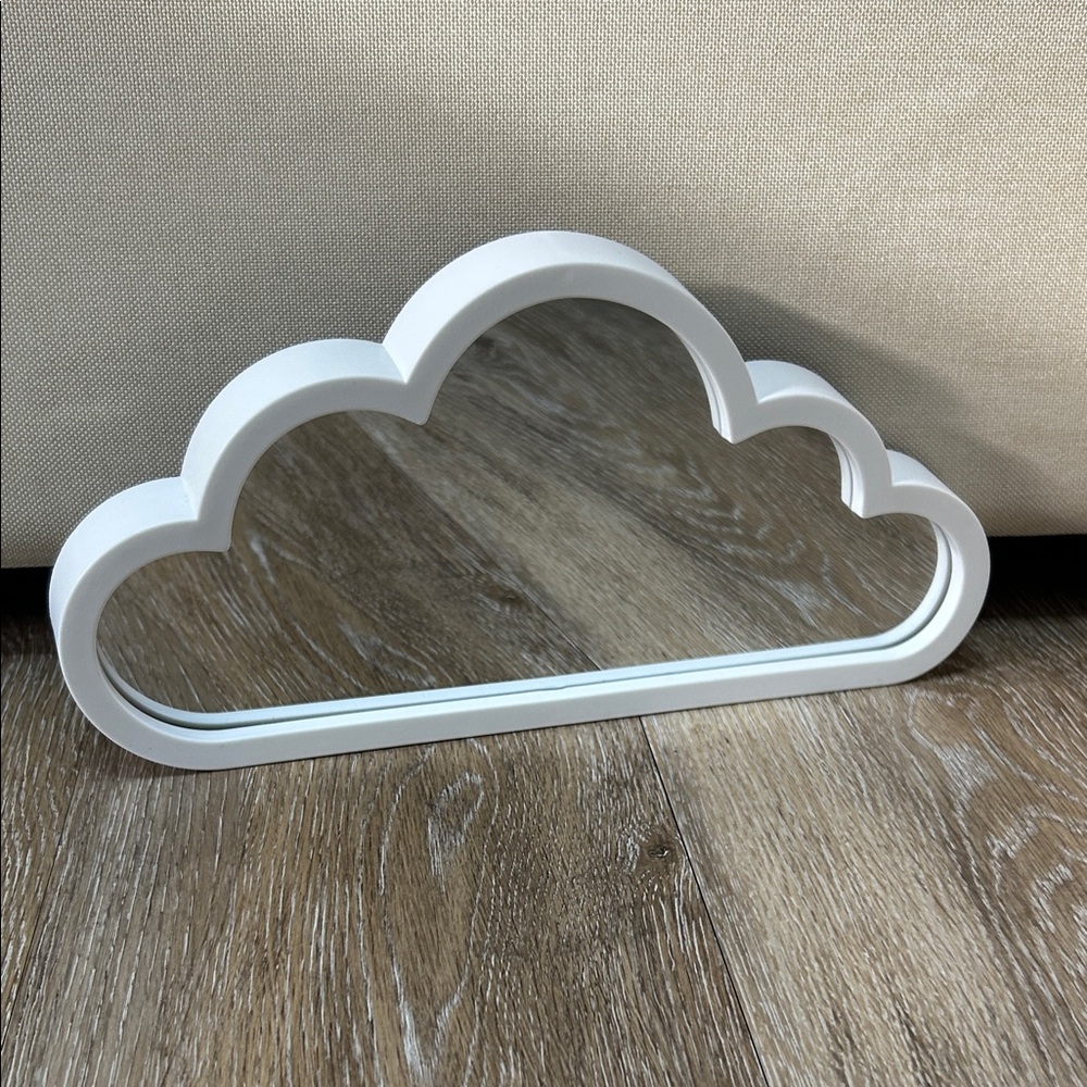 Cloud Shaped White Mirror